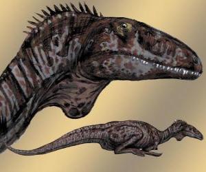Puzzle Zupaysaurus ήταν μια μεσαίου μεγέθους theropod, φθάνοντας έως 4 m μήκος, 1,20 ύψος και με βάρος 200 kg
